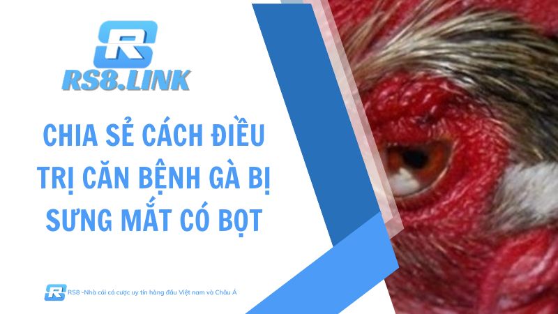 gà bị sưng mắt có bọt